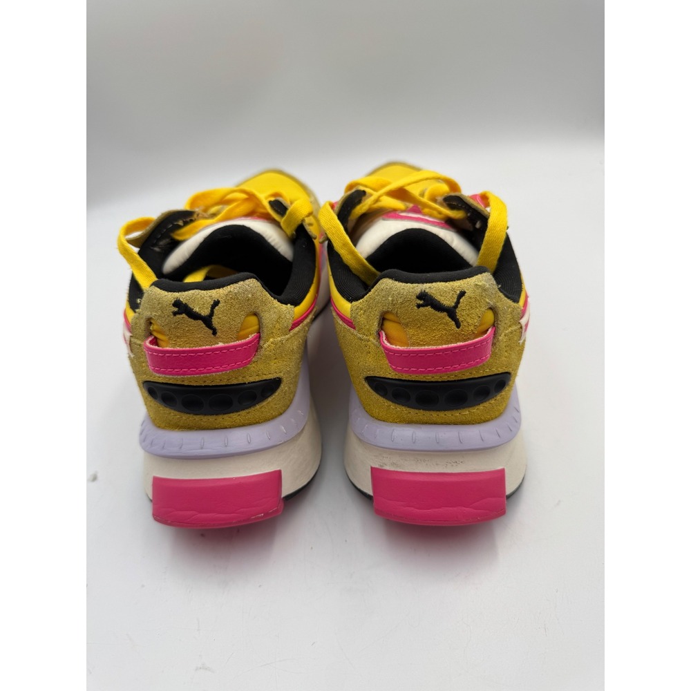 Puma Cruise Rider Yellow Pink Lavender Colorblock Platform Sneakers Womens - Picture 4 of 10